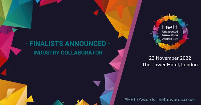 Industry Collaborator #HETTAwards finalists