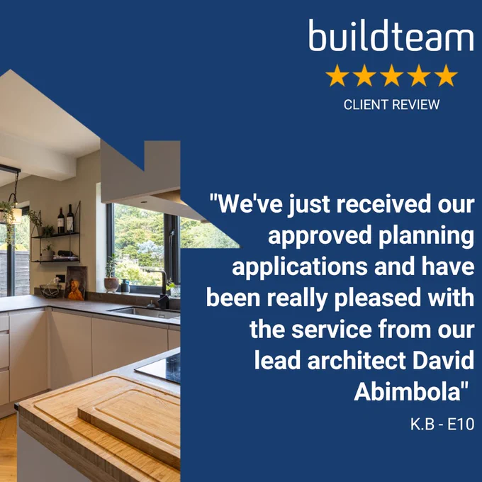 We are so pleased with this wonderful recent review!

We appreciate every review that we recieve and value customer feedback.

Read more from our clients on Google reviews, Trustpilot and Houzz.

#homeextension #homeimprovement #design #build #buildteamldn