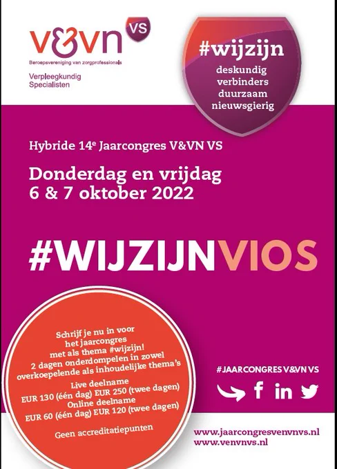 #wijzijnvios