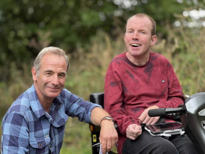 Robson Green and Lee Ridley.