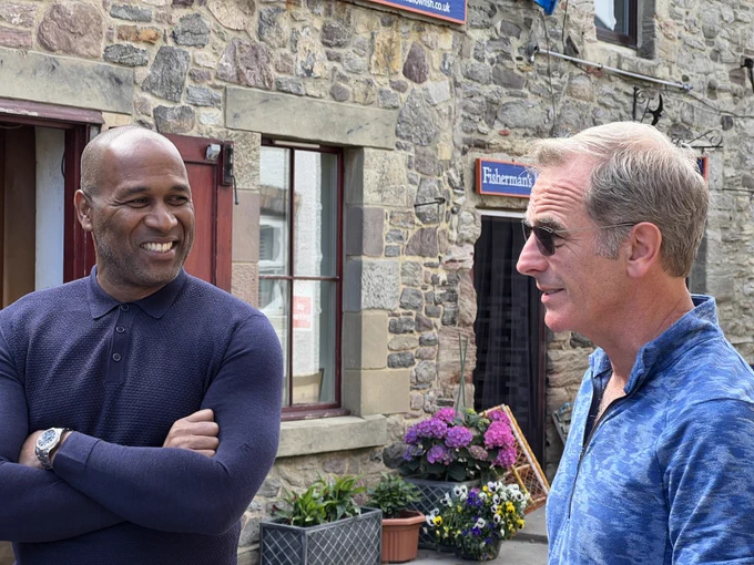 Les Ferdinand and Robson Green.