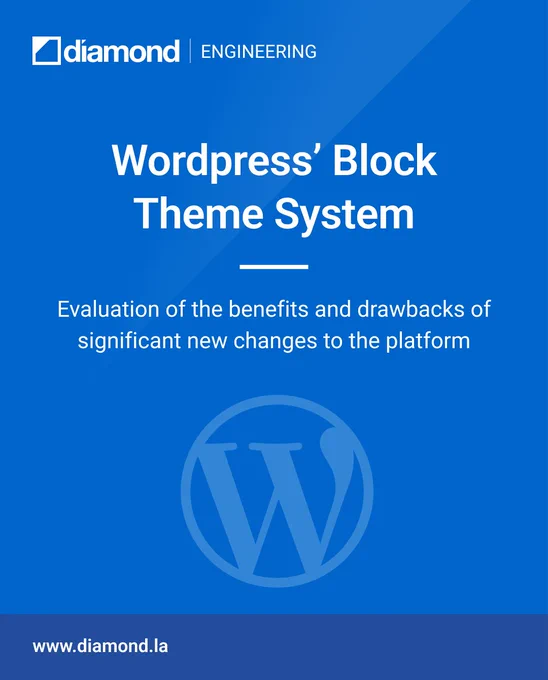 Wordpress' block theme system