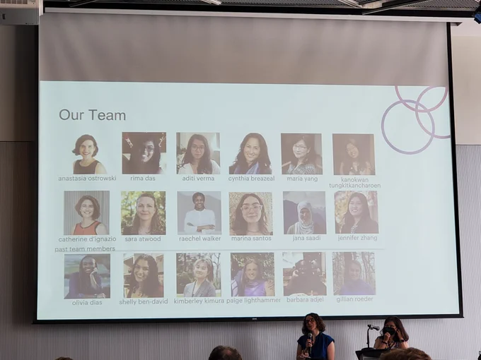 A slide of the team at MIT organizing the Design Justice Summit.