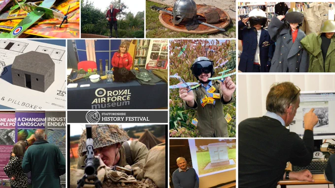 History Open Day Collage