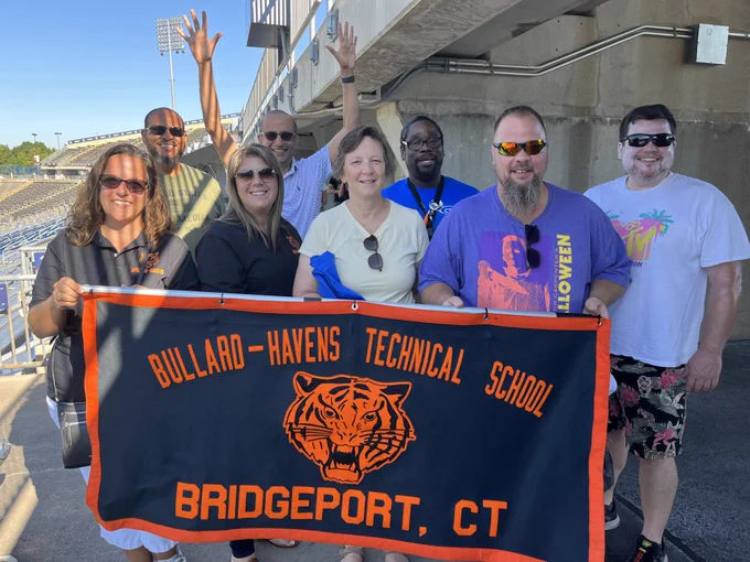 Bullard-Havens Technical High School staff celebrating back-to-school at our Convocation event! 