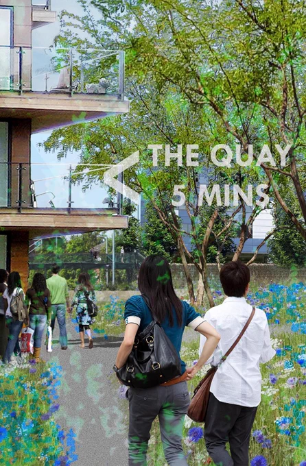 CGI Image of Exeter In the future designs