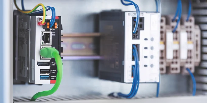 Beckhoff C6015 industrial PC in an edge computing application