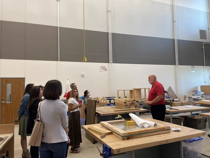 Wood shop tour