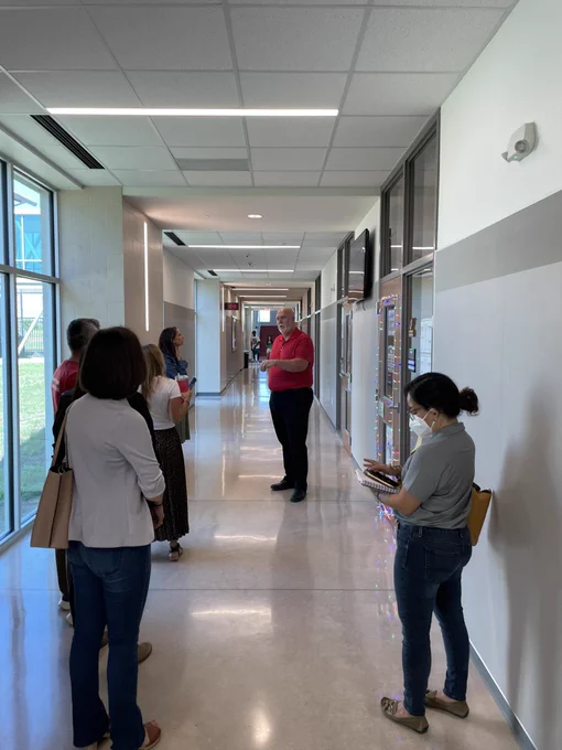 Tour in CTE hall