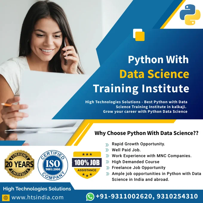 #Online & #Offline classes are available - Best #Python #TrainingInstitute in Kalkaji, 20  years of experience in Python Training Institute. 100% #Job Assistance. we complete all #Pythonmodules

1) Python with #DataScience.
2) Python with #MachineLearning.
3) Python with #ArtificialIntelligence.

If you are interested in this profile so please share your details as soon as possible.

#python #pythoncode #pythonlearning #pythoncourse #Pythoninstitute #pythonclass
