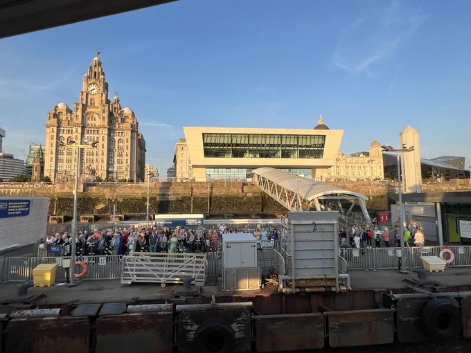 Audience at the Pier Head