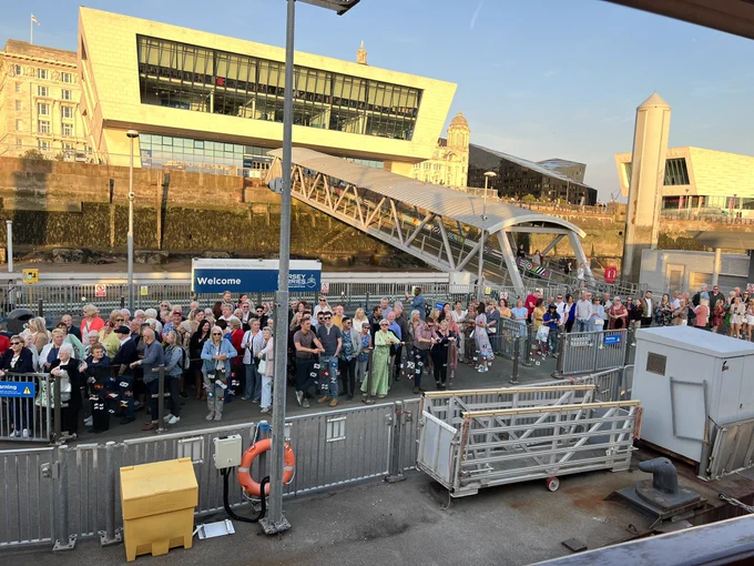 Audience at the Pier Head