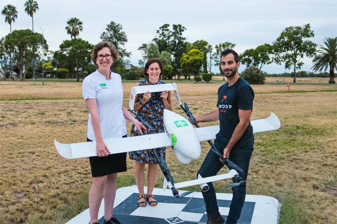 An innovative local business culture: Goondiwindi pharmacist trials drone prescription delivery, May 2022