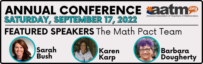 Featured Speaker Banner, The Math Pact