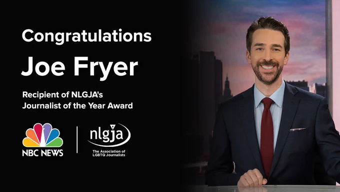 Thu. Sept. 8th at 5:15-6:15pm CT: Come to NBCU Academy's Fireside Chat with NBC News correspondent Joe Fryer, recipient of NLGJA's Journalist of the Year Award!