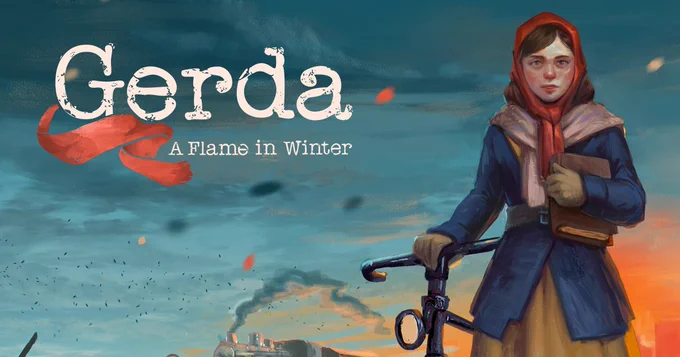 Retweet to Invite! LIVE NOW playing a new Branching Narrative RPG-Lite "Gerda: A Flame In Winter" on Twitch.tv/DechartGames
