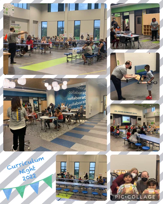JHH elementary school had a wonderful turnout for Curriculum Night!