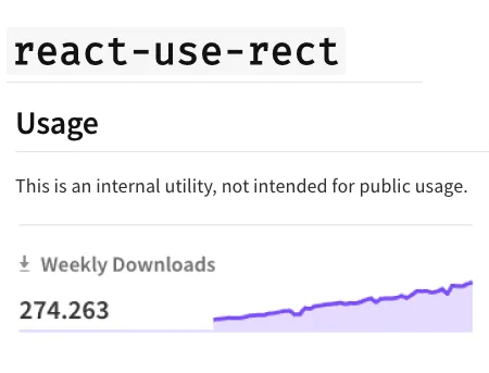 JavaScript community, massive usage of internal utility package