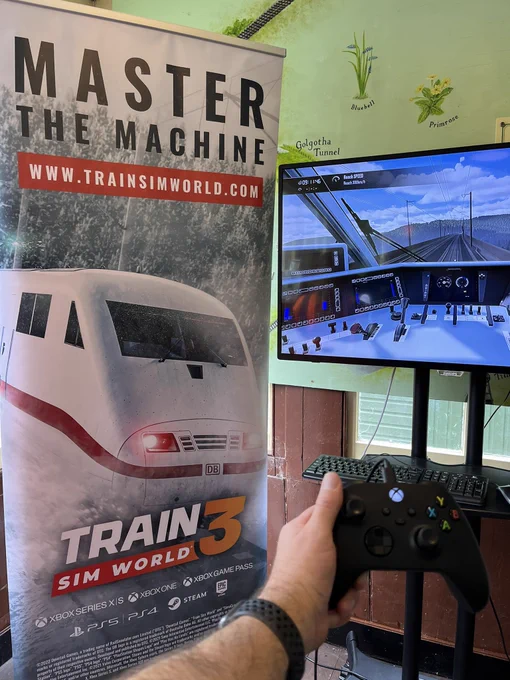 Trying Train Sim World 3 on the X Box