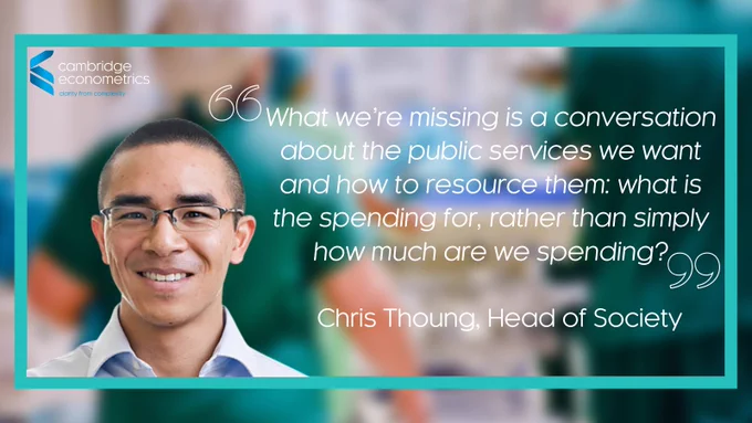 Quote: What we're missing is a conversation about the public services we want and how to resource them: what is the spending for, rather than simply how much are we spending?