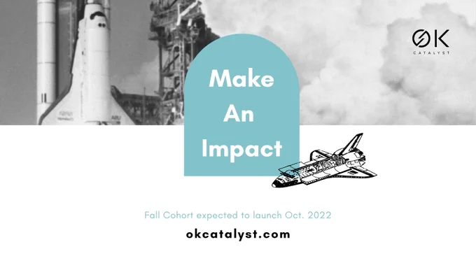 Oklahoma Catalyst Programs are now accepting applications for the upcoming 8-week NASA Accelerator. 