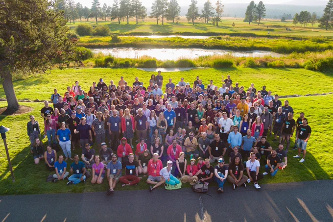 Family Photo for CascadiaJS 2022