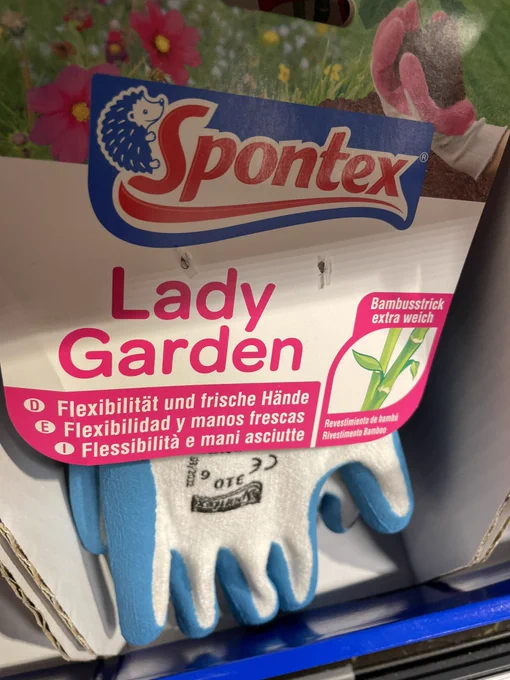 Working gloves named lady garden