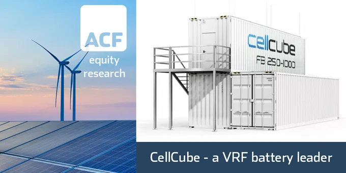 ACF Equity Research #ESG #Sustainability #Renewables #WastetoEnergy #Gridparity #renewableenergy #storagebatteries #longenergystorage #CEC #Invinityenergysystems