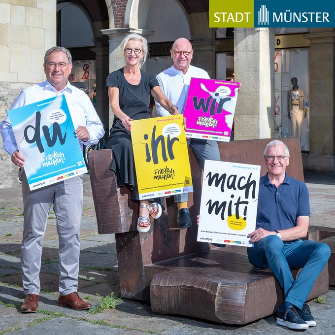 Für den Wettbewerb „Frieden machen #peaceprojects“ werden Ideen gesucht