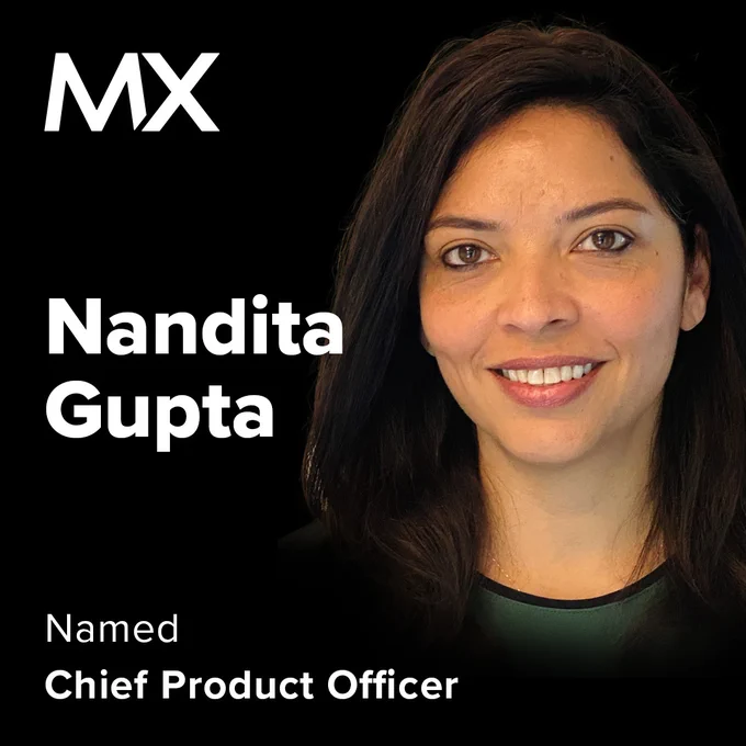 nandita gupta, twitter announcement, mx.com, mx technologies, chief product officer, paypal, executive announcement