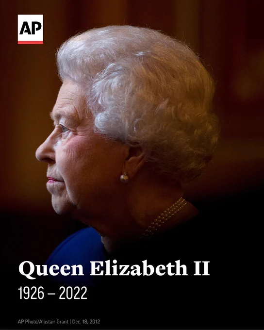 A photo of Queen Elizabeth II’s profile from 2012.
