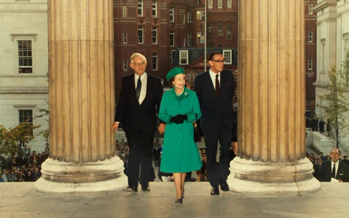 Her Majesty, Queen Elizabeth II at UCL in 1985