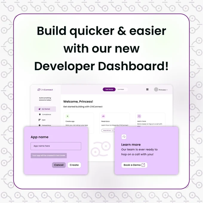 ChiConnect - Chimoney's super API for modern fintech. Developer dashboard. 