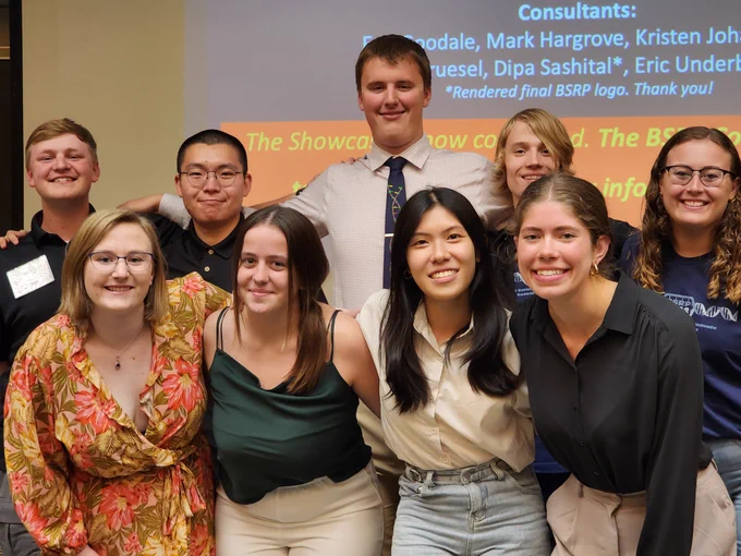 The 2022 BSRP scholars after a successful Showcase of their 3-min thesis talks.