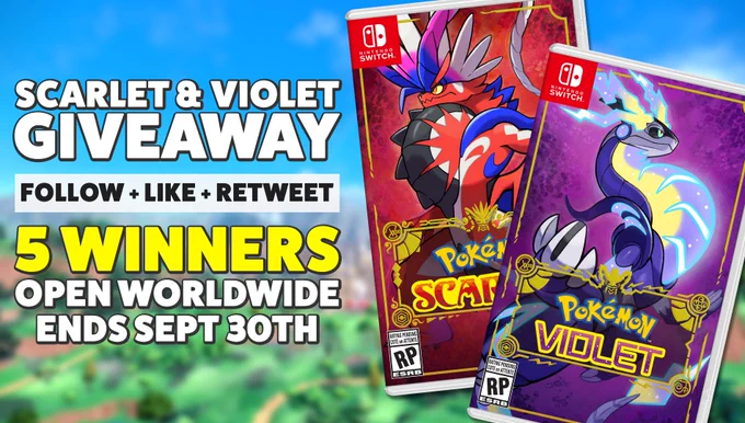 Giveaway for Pokemon SV