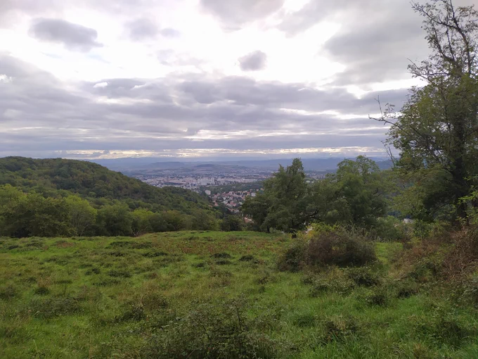 Vue "du paradis" Sur l'agglomération de Clermont-Ferrand