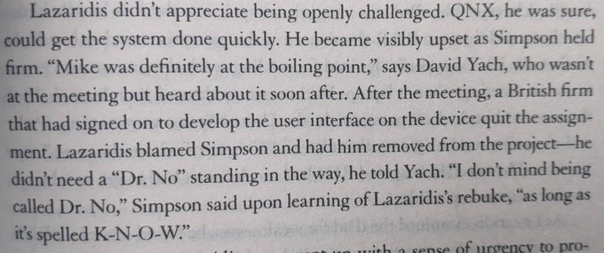 Excerpt from "Losing the Signal" by Jacquie McNish and Sean Silcoff