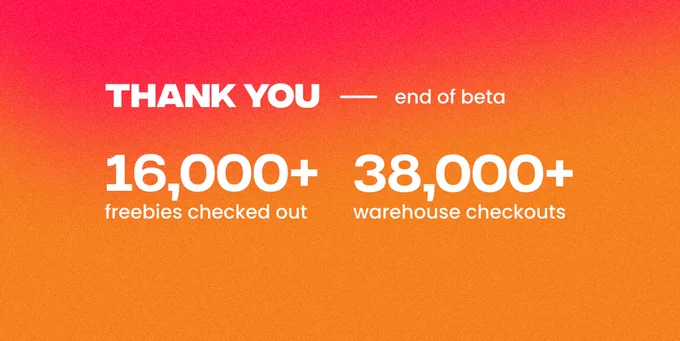 The total amount of checkouts Splurge software obtained during the beta period.