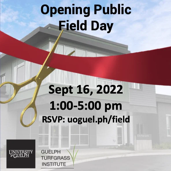 Opening Public Field Day, Sept 16, 1:00-5:00