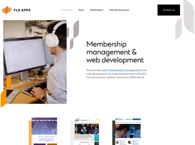 Screenshot of the site.