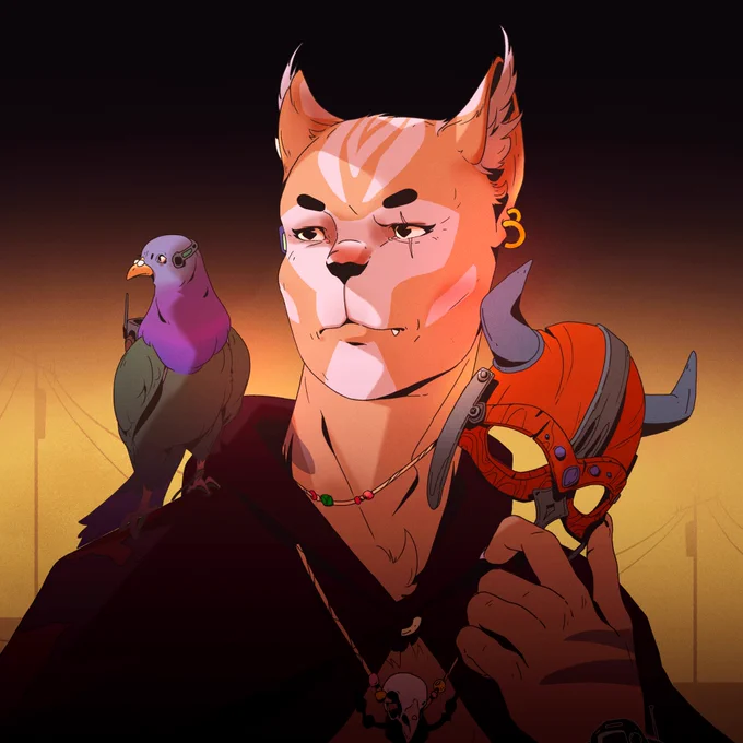 Brother Pegalus, last of the litter, ever first to scent impending drama – is the unofficial peacemaker of the Saxon Cats. By the grace of his ultra-sensitive endowments, he can pinpoint the faintest disturbances in his environment, like the distant wing whistle of a pigeon or the days-old scent of pilfered cream on Randy’s breath. But sensory overload is always a danger, making conflict avoidance less a noble calling than a matter of biological necessity.