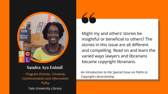 Quote from Sandra Aya Enimil’s publication with a photo and her affiliation information