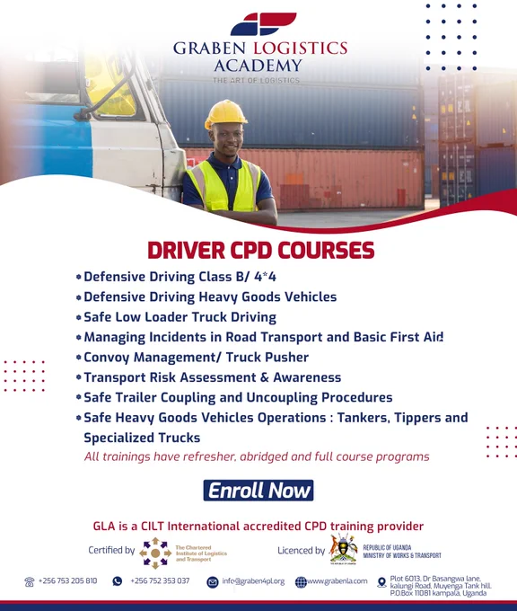 Graben Logistics Academy is the leading institute in East Africa offering innovative and diversified Logistics & Transport training courses and programs. These training programs are designed and delivered by competent experts in the industry. 