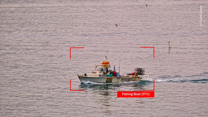 Fishing boat detected