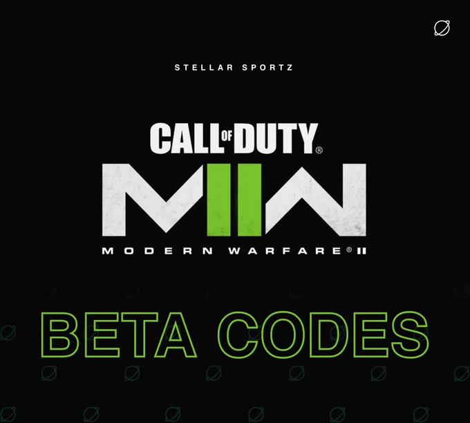 Stellar Sportz - COD MW2 Beta Codes