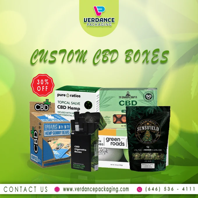 Custom CBD Boxes at Verdance Packaging