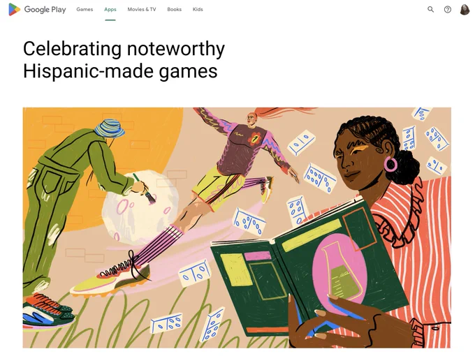 celebrating noteworthy hispanic-made games (illustration)