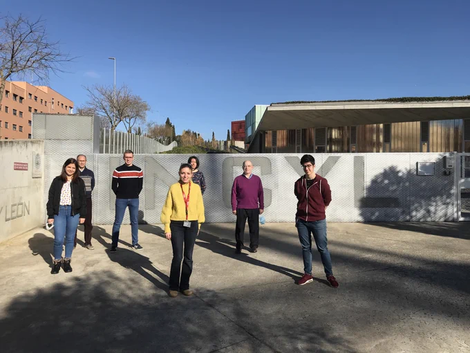 Fotografía del grupo de investigación "Neurobiología de las neurotrofinas", del Instituto de Neurociencias de Castilla y León.