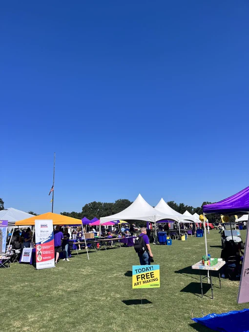 Tents at LSU Fall Fest