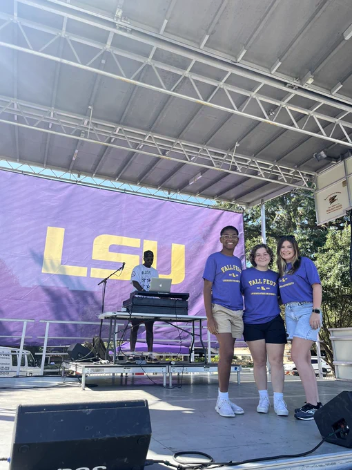 LSU students at LSU Fall Fest